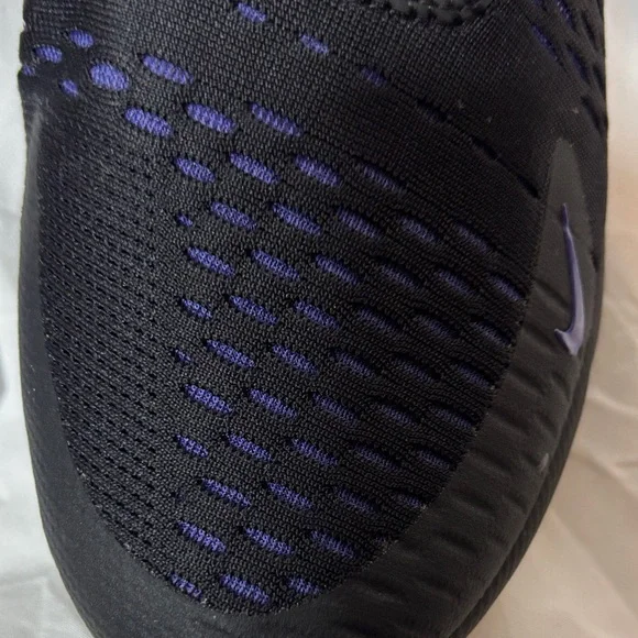 Nike Air Max 270 Black with Purple and Pink Accents - Picture 8 of 10